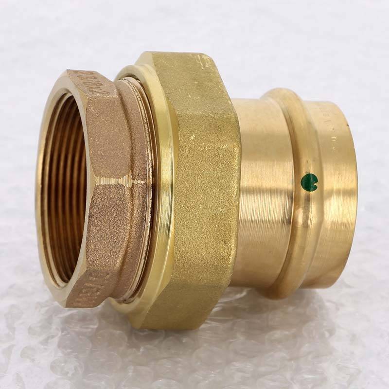 Муфта разъёмная пресс Viega Sanpress бронза 54x2 ВР 222017