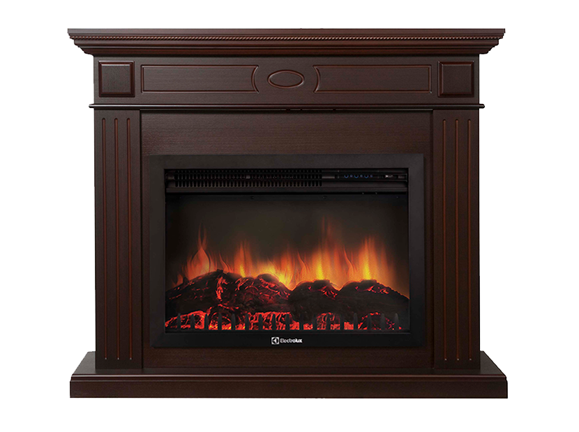 Портал для камина Firelight Bianco 26/30 шпон темный дуб 1179265