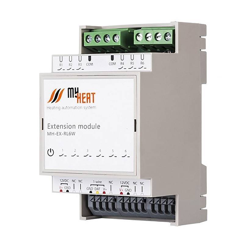 Блок расширения релейный Wi-Fi ЭВАН MyHeat RL6W с блоком питания RL6W
