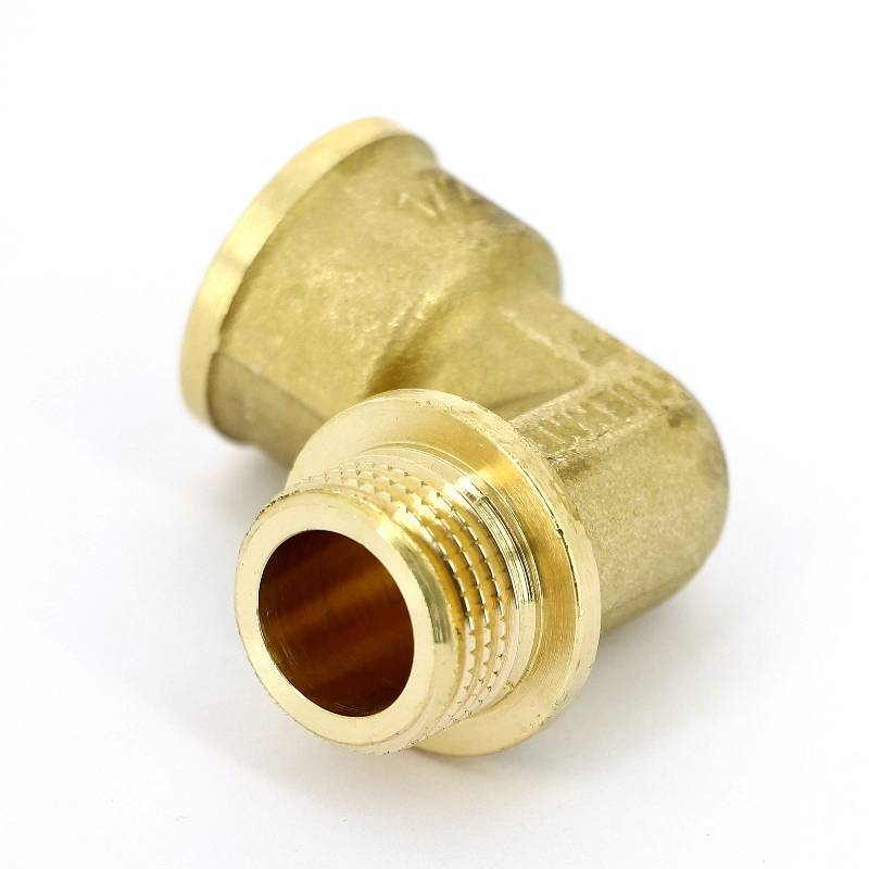 Угольник 90° НВ с упором Tiemme 1/2 1500048