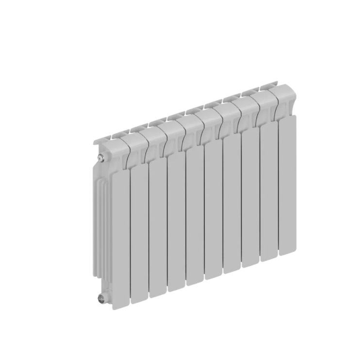 Радиатор биметаллический RIFAR MONOLIT 500 11 секций боковое подключение RAL 9016 MN-500-11