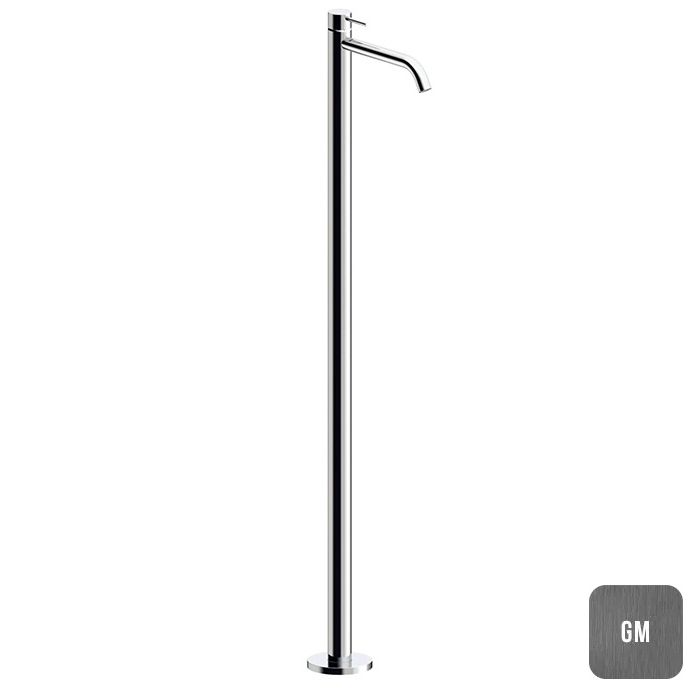 Смеситель для раковины Almar встраиваемый однорычажный оружейная сталь брашированная PVD E214007GM