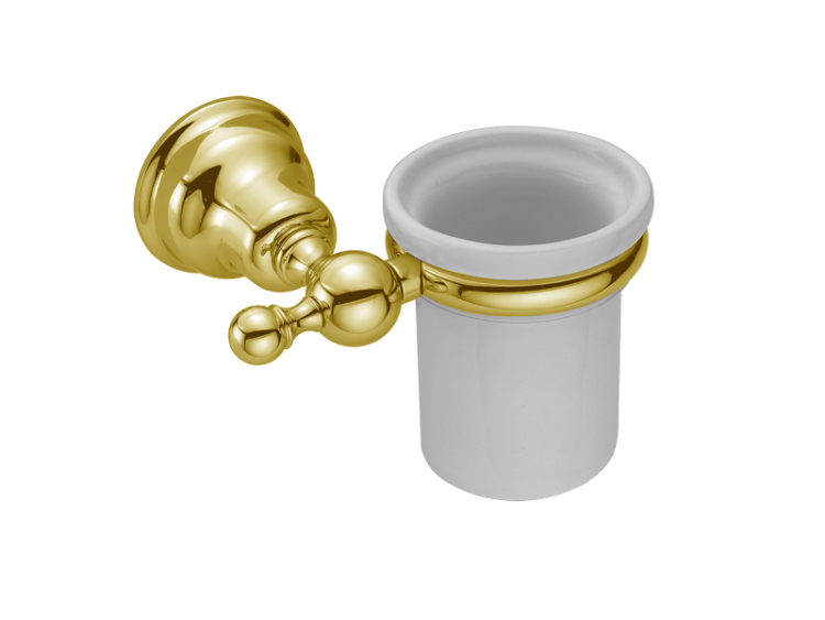 Стакан Cisal Croisette 130х112х101 мм золото 402001HDO