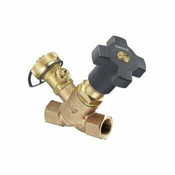 Вентиль с косой врезкой Oventrop Aquastrom F Ду 20 бронза 1050306