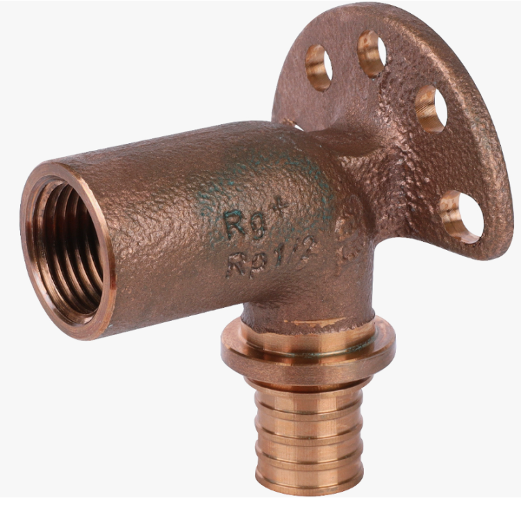 Угольник настенный REHAU RAUTITAN MX 16-1/2 внутренняя резьба 59 мм для фальшстен длинный 11093711001