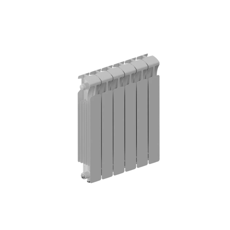 Радиатор биметаллический RIFAR MONOLIT VENTIL 500 7 секций нижнее подключение MN-500-07-VR RAL 9016