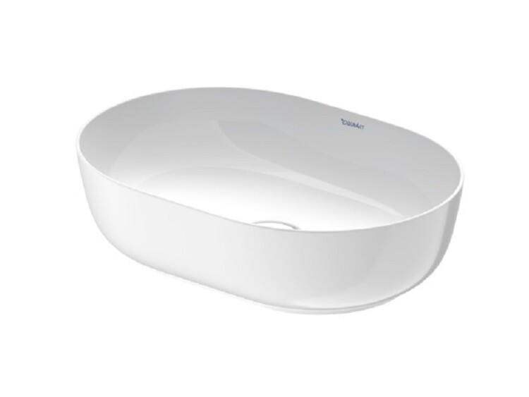 Раковина накладная Duravit Luv 500x350 мм без отверстия для смесителя 0379500000