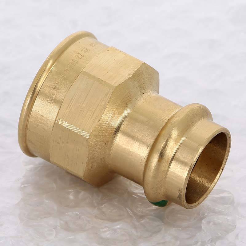 Муфта переходная пресс-В Viega Sanpress бронза 22х1 298128