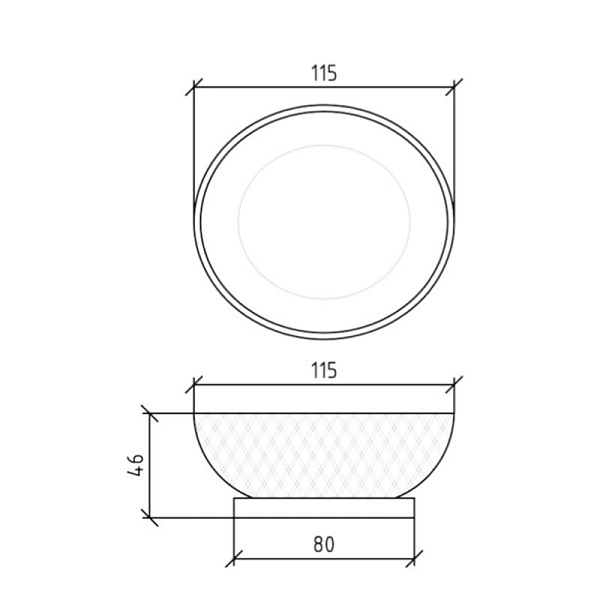 Мыльница настольная Boheme Murano Cristal золото 10205