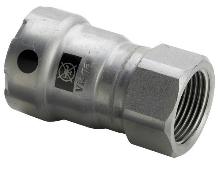 Муфта переходная Viega Megapress 4212 DN15 1/2 ВР 695330