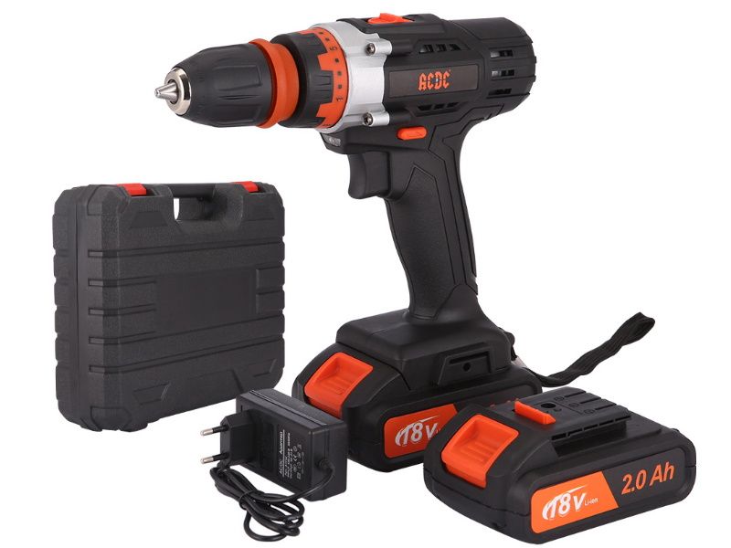 Дрель-шуруповерт аккумуляторная ударная ACDC CBSLI-18B 18 В CBSLI-18B