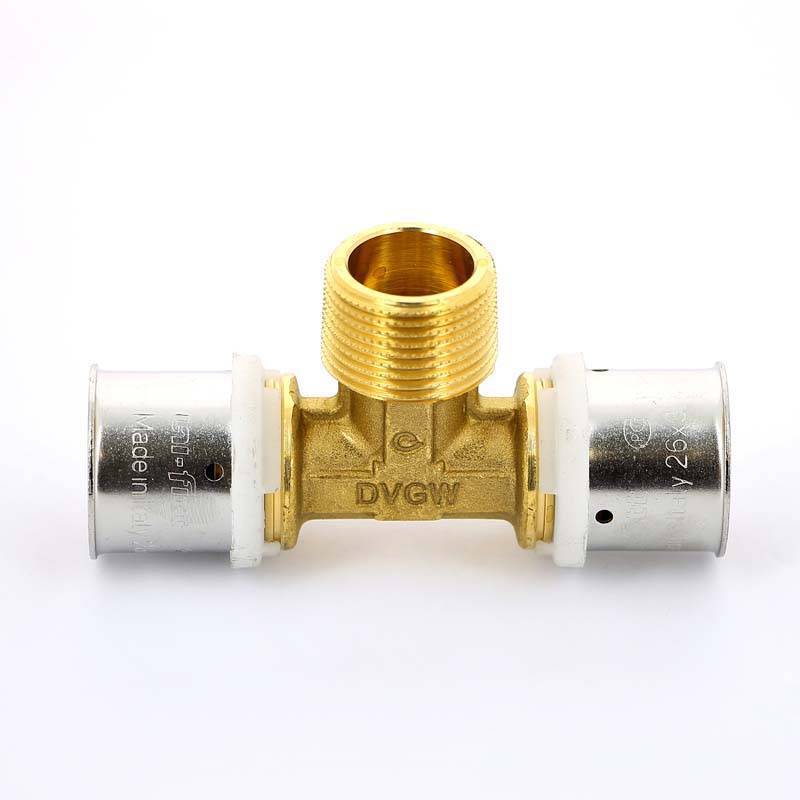 Тройник пресс с наружной резьбой Uni-Fitt 26х3/4х26 708G8380