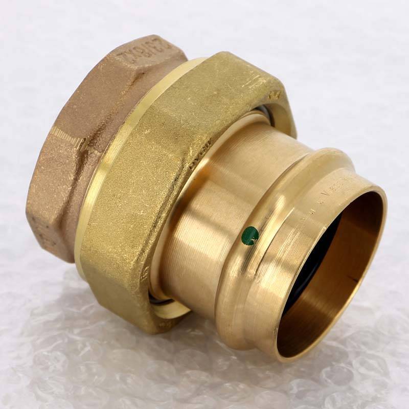 Муфта разъёмная пресс Viega Sanpress бронза 54x2 ВР 222017