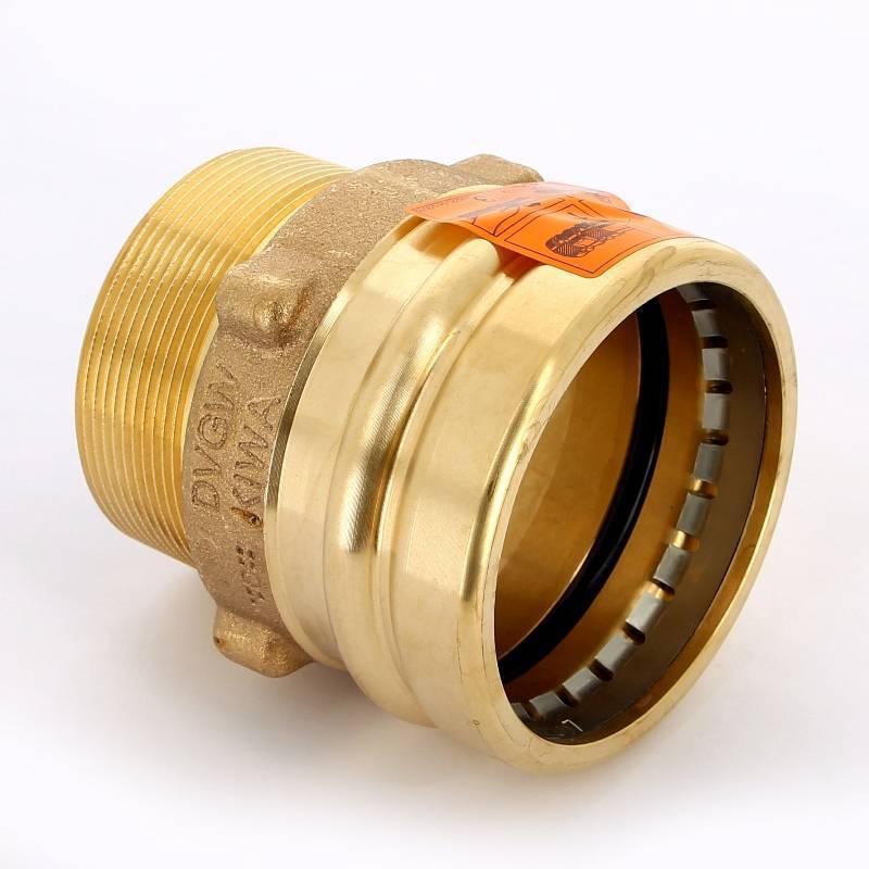 Муфта переходная пресс-Н Viega Sanpress XL бронза 76.1x2 1/2 SC-Contur 350659