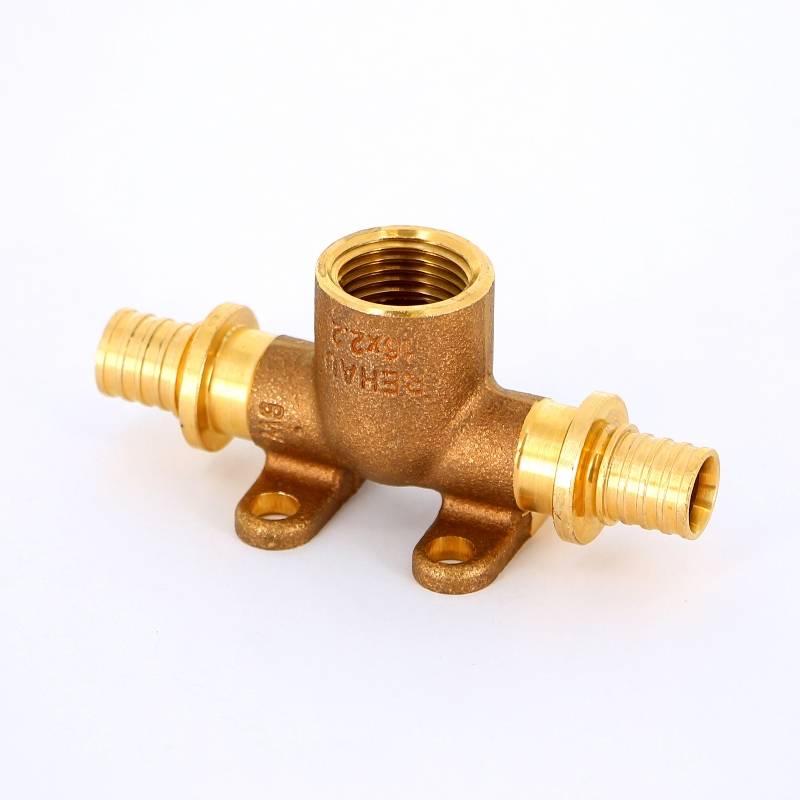 Водорозетка надвижная проходная REHAU RAUTITAN RX 16x1/2x16 ВР бронза 366016