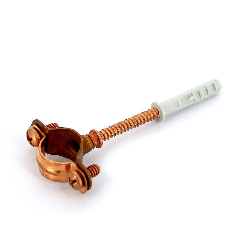 Хомут Uni-Fitt для медных труб 15 мм со шпилькой и дюбелем 851R1500