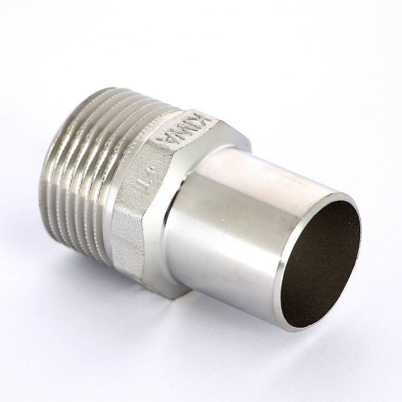 Переходник пресс Viega Sanpress Inox 28 мм x 1 НР нержавеющая сталь 436759