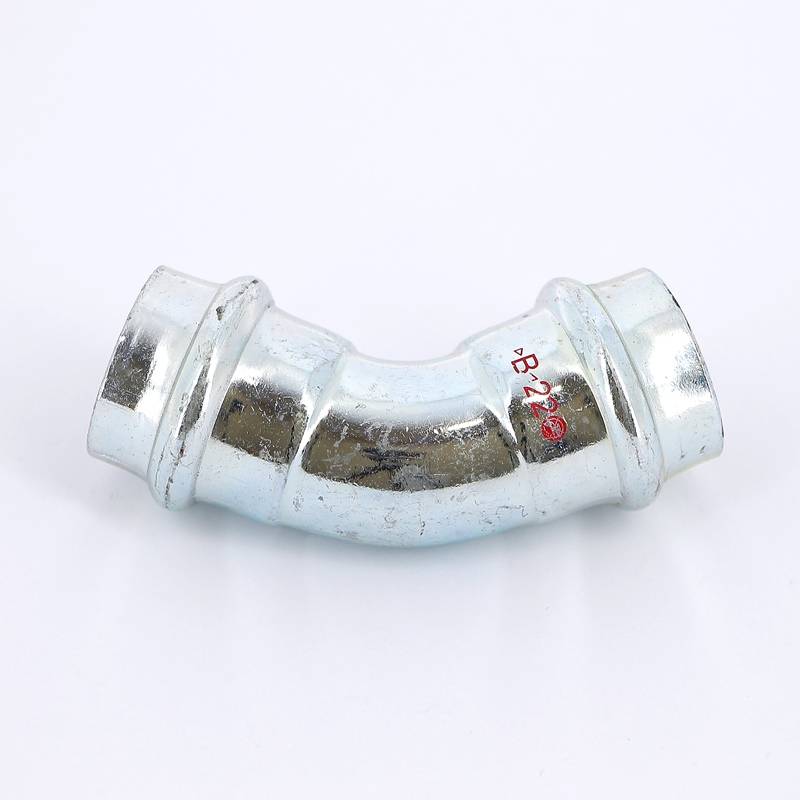 Угол 45° пресс IBP >B< Press Carbon 22 мм оцинкованная сталь PC5041 0220000