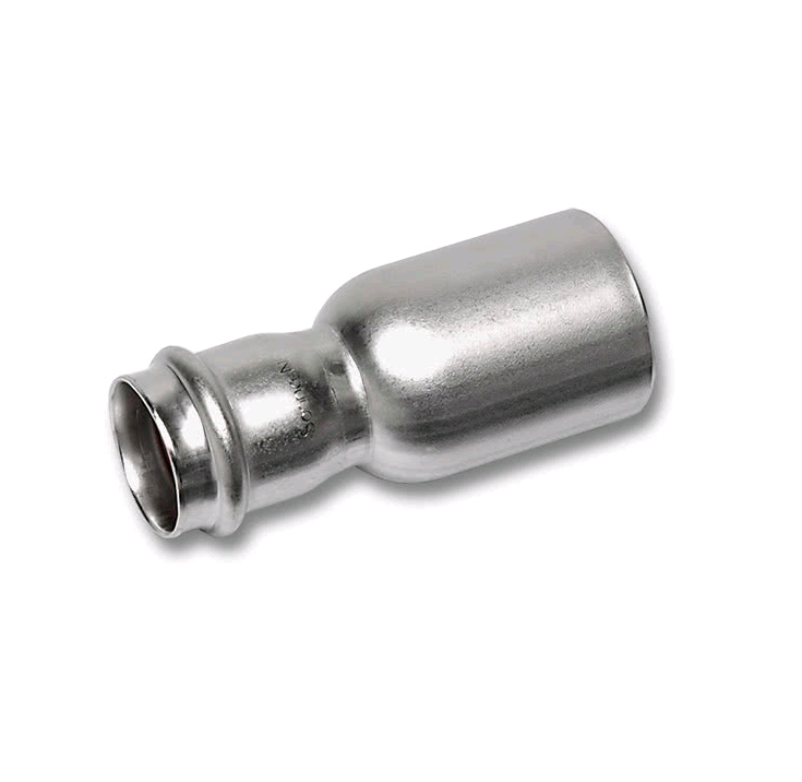 Ниппель редукционный Sanha NiroPress 316L 54x28 мм 6924354283