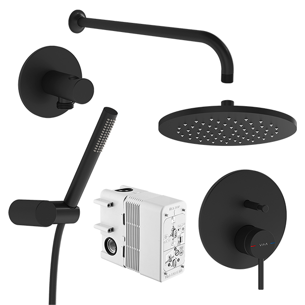 Душевой комплект VitrA Origin черный матовый A4926636EXP