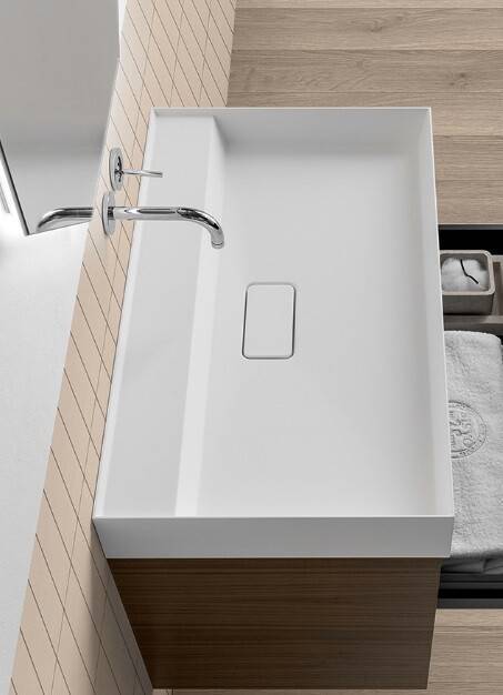 Раковина Oasis Profilo Rebel 858х515х120 мм 0PFLM1V085