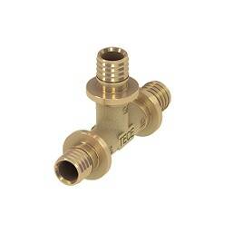 Тройник равнопроходной TECE TECEflex 20х20х20 мм латунь 760020