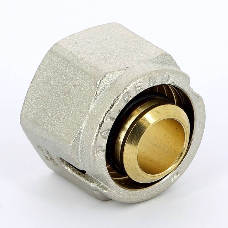 Соединитель для металлопластиковых труб обжимной Emmeti Monoblocco 20х2 мм M24x19 28100366