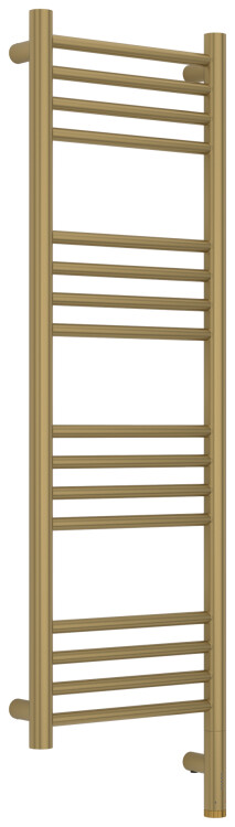 Полотенцесушитель электрический Сунержа Богема 3.1 прямая 1000x300 мм МЭМ нижнее справа золотой шелк 32-6005-1030