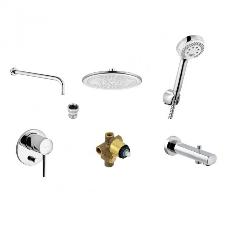 Душевой комплект Kludi Bozz хром 386310576