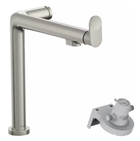 Смеситель для кухни Hansgrohe Aqittura M91 с подключением к фильтру сталь 76804800