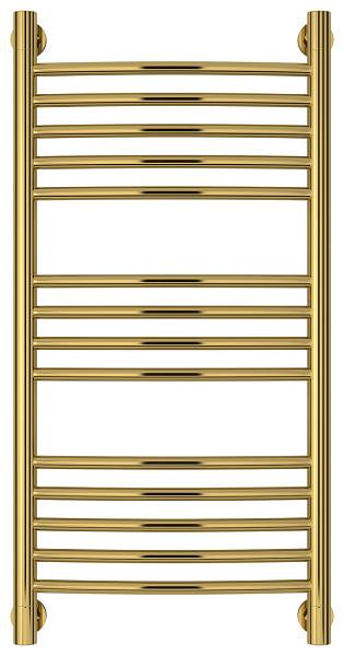 Полотенцесушитель водяной Сунержа Богема+ с полкой 400x800 мм золото 03-0221-8040