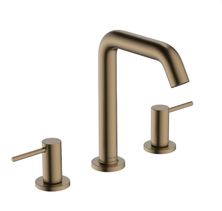 Смеситель для раковины Hansgrohe Tecturis S 240 Fine CoolStart бронза 73330140