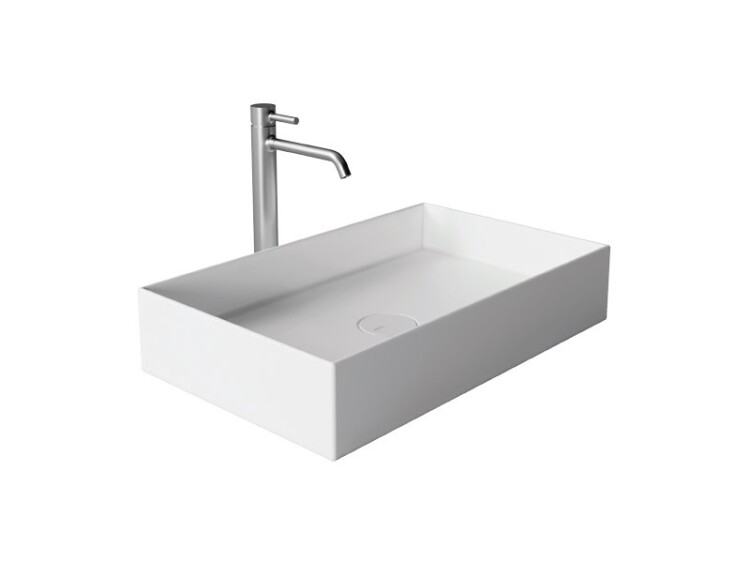 Раковина Alice Ceramica Hide 600х370х120 мм белый матовый 31130109