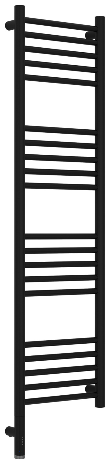 Полотенцесушитель электрический Сунержа Богема 3.1 прямая 300х1200 мм левый черный матовый 31-6004-1230