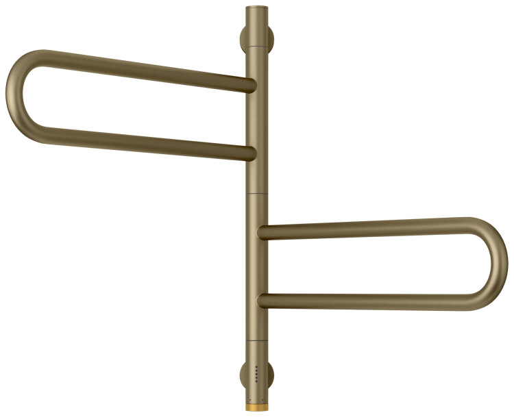 Полотенцесушитель электрический Сунержа Парео 4.0 поворотный 567x535 мм золотой шёлк 32-0823-0567