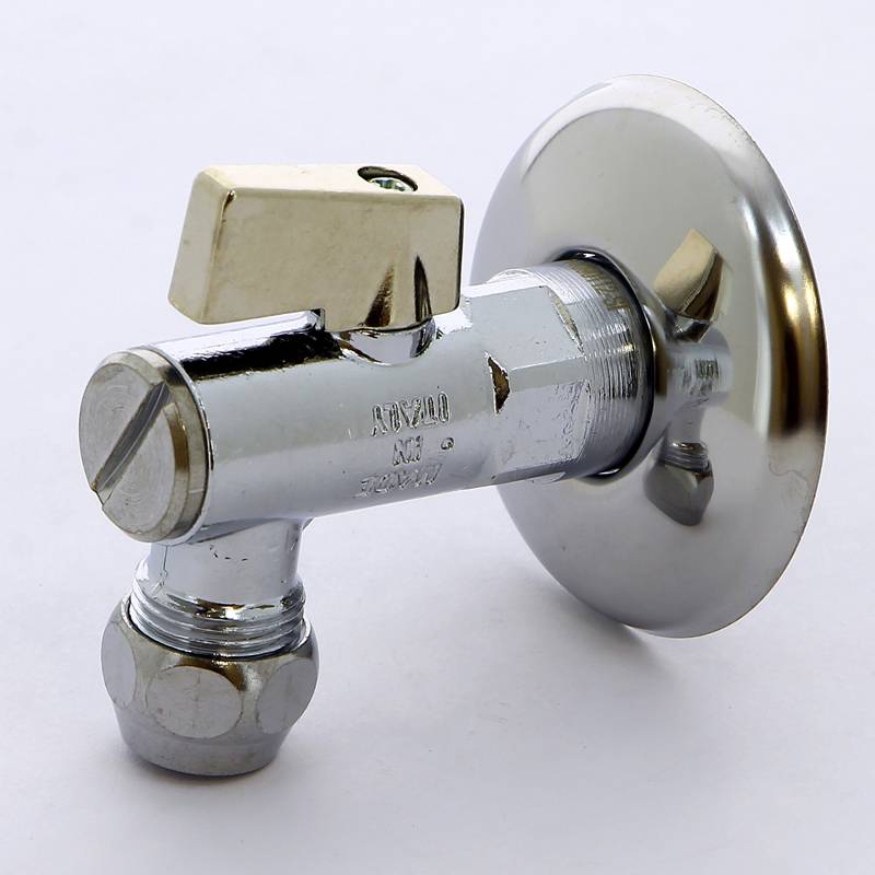 Кран шаровой угловой Itap 906 1/2x10 мм с фильтром и розеткой 906 1/2