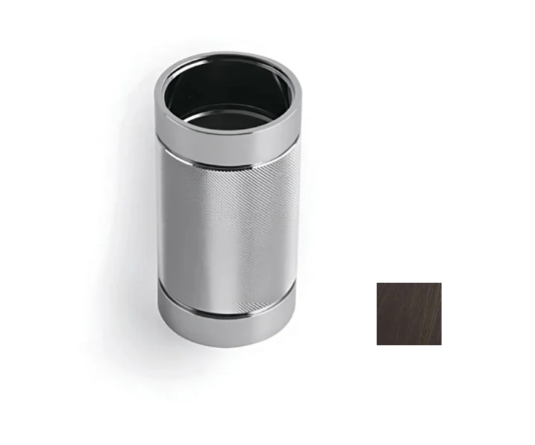 Стакан для зубных щеток Bertocci Officina 01 68х68х126 мм индустриальная бронза 12775308600