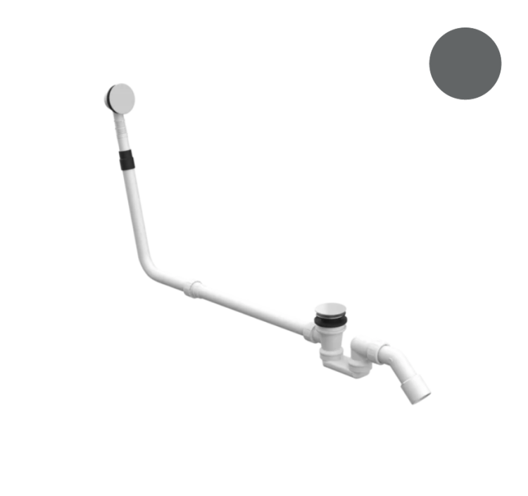 Слив-перелив Bette push-to-open D 52 мм цвет Graphit B640-074