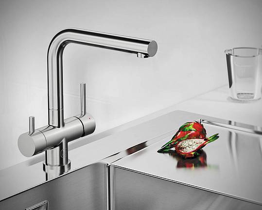 Смеситель для кухни Omoikiri Takamatsu-BN под фильтр нержавеющая сталь 4994085