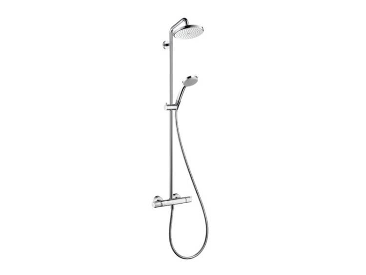 Душевая стойка для ванны с термостатом Hansgrohe Croma 220 хром 27185000