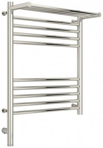 Полотенцесушитель электрический Сунержа Богема 3.0 с 1 полкой 500x600 мм МЭМ нижнее слева сталь 0058066050