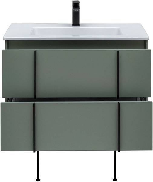 Тумба под раковину Allen Brau Reality 80 см олива матовый 1.32005.CGM