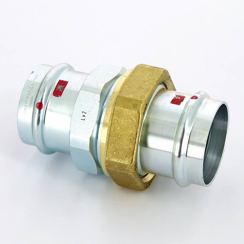 Муфта разъёмная пресс Viega Prestabo оцинкованная сталь 54 мм 559366