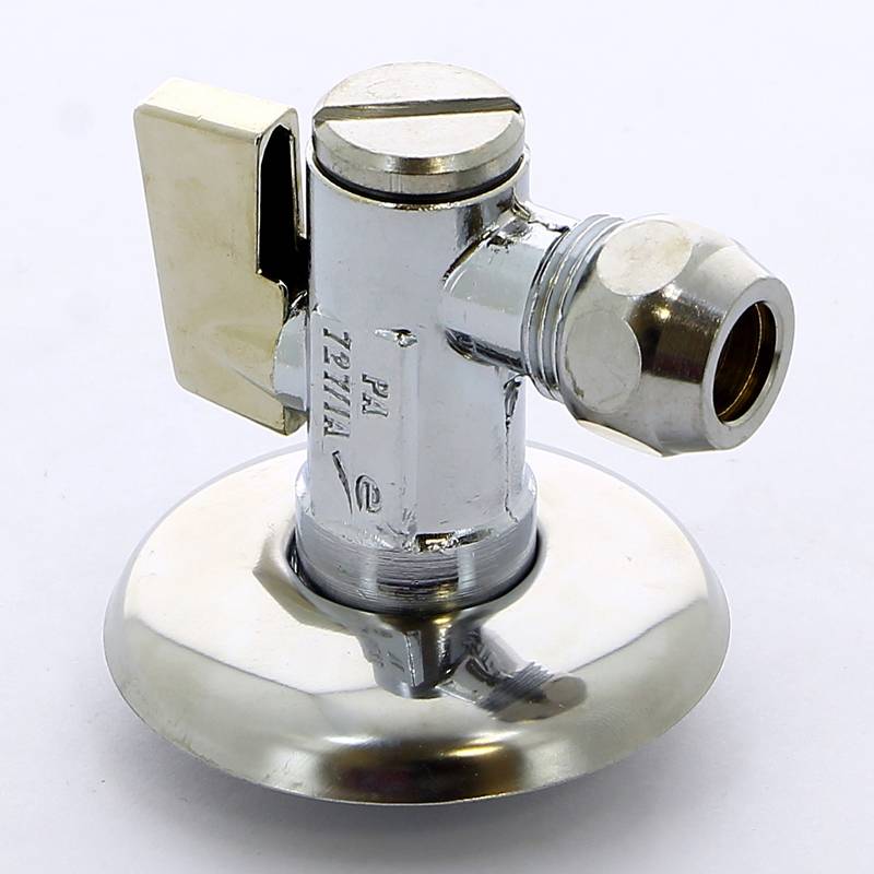 Кран шаровой угловой Itap 906 1/2x10 мм с фильтром и розеткой 906 1/2