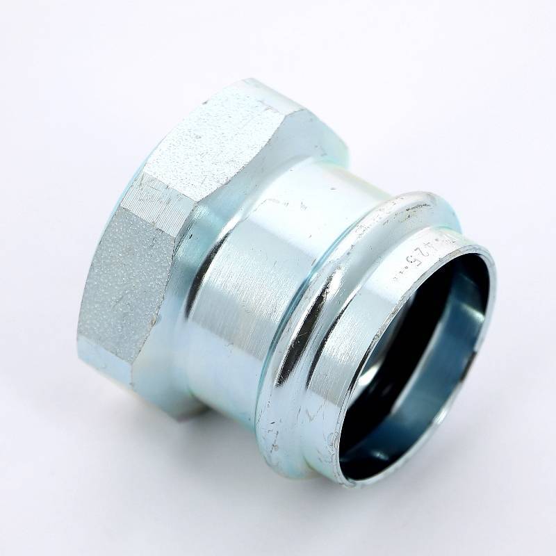 Муфта переходная пресс-В Viega Prestabo 35х1 оцинкованная сталь 704766