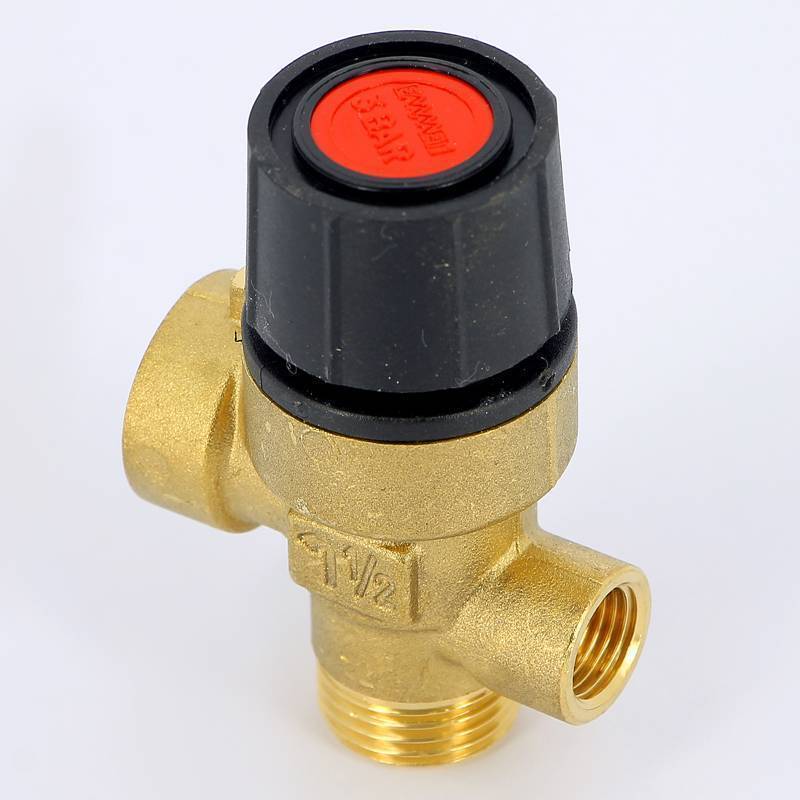 Клапан предохранительный Emmeti 1/2 НВ 3 бар с отверстием для манометра 1/4 00206090