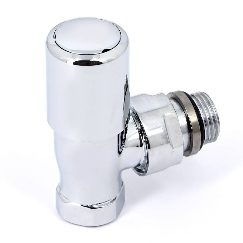 Вентиль ручной Carlo Poletti New-Smart угловой 1/2 хром V77310B