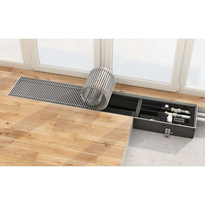 Внутрипольный конвектор Varmann Qtherm Q 230.75.1250 RR U EV1