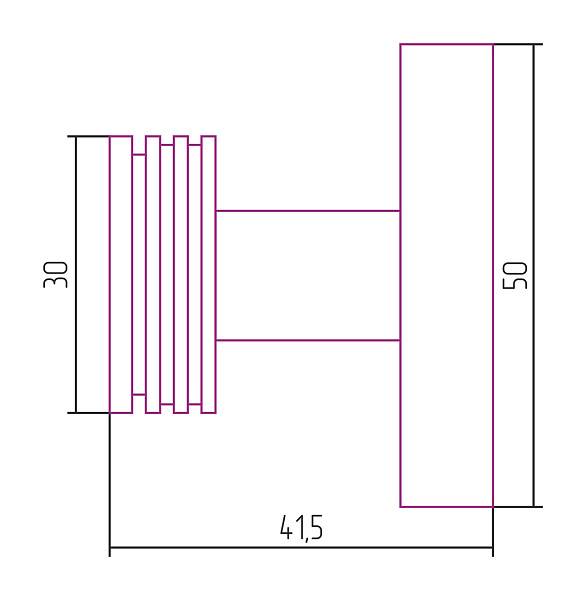 Крючок настенный Сунержа Каньон шампань 020-3005-0000
