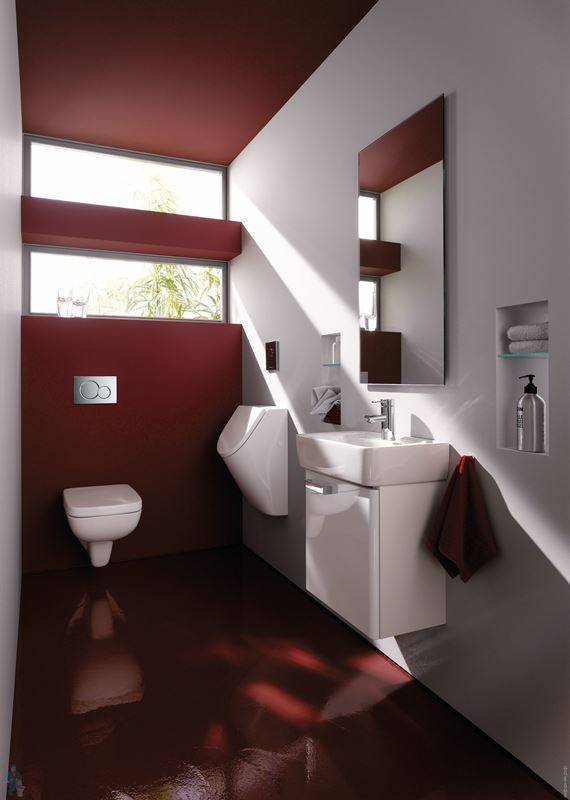 Сиденье для унитаза Geberit Renova Plan металлические петли 573085000